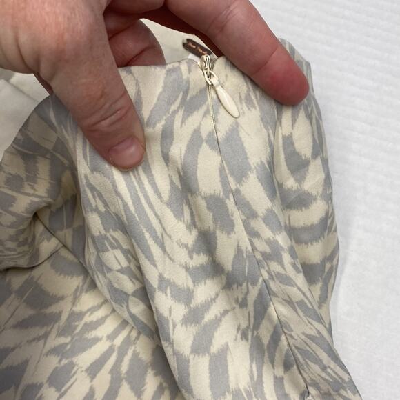 Free People Women's Cream and Grey Skirt size 2 (b17) NWOT - Picture 3 of 6